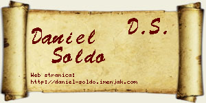Daniel Soldo vizit kartica